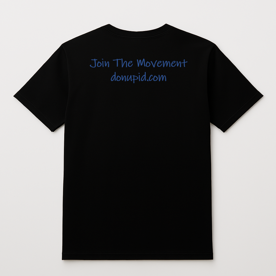 Don Upid Black Tee