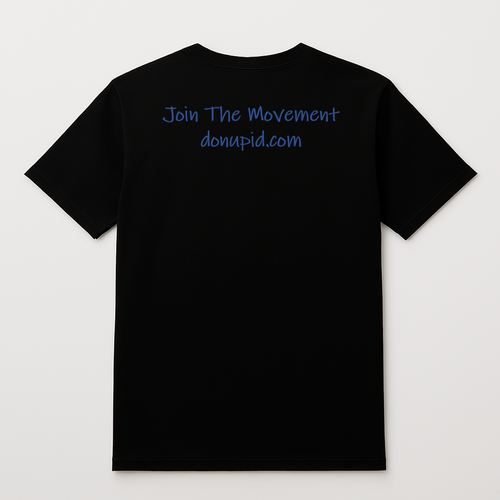 Don Upid Black Tee