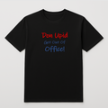 Don Upid Black Tee